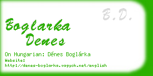 boglarka denes business card